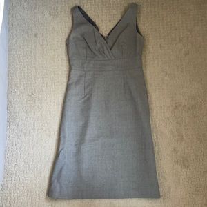 Banana Republic grey wool dress